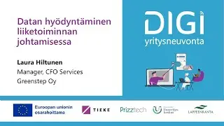 Datan hyödyntäminen liiketoiminnan johtamisessa – Digiyritysneuvojien verkoston webinaari 3.12.2025