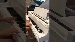 Shopping for a new grand piano???!!!! A white Essex designed by Steinway and Sons 🧐🎹