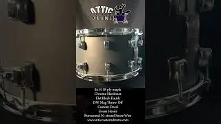 Custom Snare Drum - Attic Custom Drums #shorts