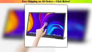 Touchscreen Portable Monitor 1415616 inch HD LED Display Laptop Monitor Travel Monitor for Raspberr