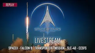 SpaceX - Falcon 9 -  Transporter 1 Mission - January 24, 2021