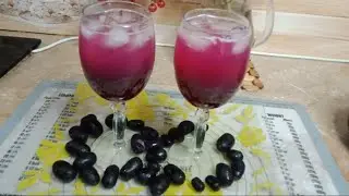 Home-made java plum juice,jamun sharbat recipe,Java plum juice recipe,jamun fruit juice