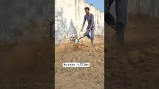 Rotary tiller Machine | Krishi vibe #agrifuture #organicmanure #kheti #farming #merikhetisachikheti