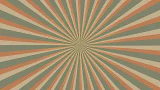 Retro Background Video No Copyright Tritone Sunburst Colored Vintage Style
