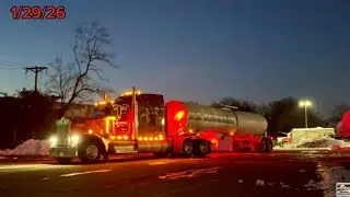 Kenworth W900L works around Ziegler Chemical Plant in Piscataway,NJ! 