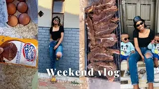 VLOG: NEPHEW'S 3 MONTHS CELEBRATION ,BAKE AND CLEAN WITH ME | LIFE WITH PONTSHO