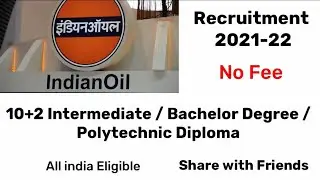 IOCL RECRUITMENT|Civil Engineer Jobs|Mechanical Engineer Jobs|Electrical Engineer Jobs|Freshers jobs