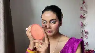 How to do Self Bridal Haldi Makeup at home 🏠 ✨ Under ₹500 ￼