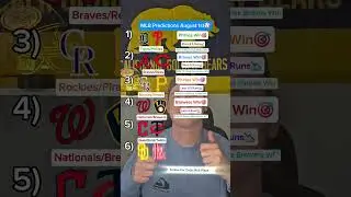 MLB Picks Today Friday August 1st #mlbcontent #mlbprops #baseball #mlbpicks #mlbgames