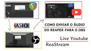 COMO ENVIAR O ÁUDIO DO REAPER PARA O OBS STUDIO E FAZER UMA LIVE NO YOUTUBE