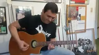 Line 6 Acoustic Variax Guitar, Repairing Tony Smotherman's Old Guitar After 8 Years! Part 2