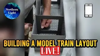 Model Train City Layout Projects: Skyscraper 3 & Station Platform LIVE! | 1/25/2026