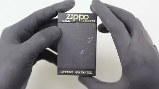 Unboxing Zippo Beautiful American Flag Unlit High Polish Chrome 1975