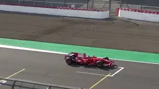 Ferrari F2008 Silverstone 2023 International Pit Straight