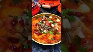 🥰Satisfying with hot street food🥳#streetfood #satisfying video#cooking #asmr#shorts