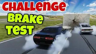 BeamNG.drive Brake Test Challenge | Extreme Speed vs Brutal Stops