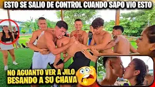 Jilo gana esta pelea y Sapo enloquece al darse cuenta. Llegó Bessy a competir por el campeonato