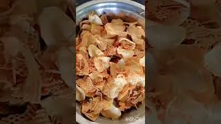 super crunchy aalo ke home made Chip's#aalo chips recipe