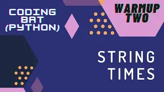 String times - Coding Bat | Tamil Community