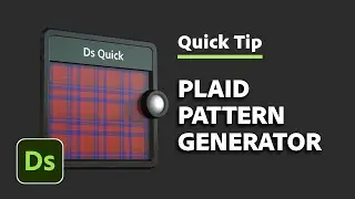 Plaid Pattern Generator | Designer Quick Tip #30 | Adobe Substance 3D
