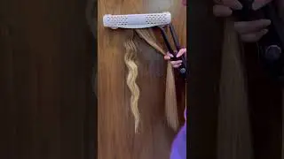 How to create Mermaid waves with you hair straighteners.