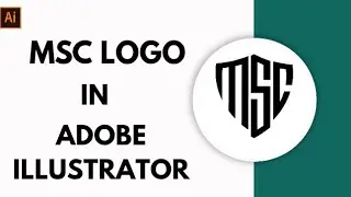 How to create a Modern Shield Logo Design in Adobe illustrator/step by step tutorial #graphics#logo