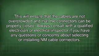 NM Cable Connector Capacity Understanding UL Listings