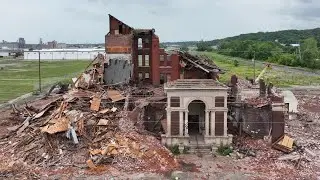 Demolition of Livestock Exchange Building - St. Joseph, Missouri Stockyards Are Now Gone