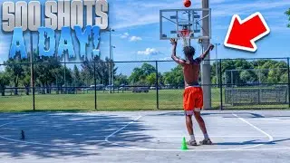 500 Shots a Day | My Basketball Shooting Challenge