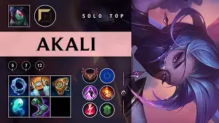 Akali Top vs Janna - EUW Grandmaster Patch 25.24