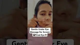 Easy Under Eye Massage for Screen Users | Face Yoga Routine