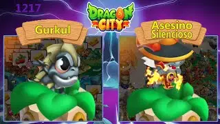 Drag&oacute;n Gurkul y Drag&oacute;n Asesino Silencioso en Dragon City #1276 (Tengo 1310 dragones)