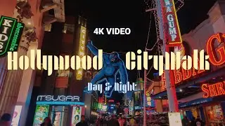 [4K] Day & Night at Universal CityWalk Hollywood #4k
