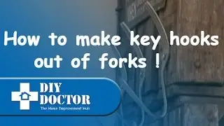 Making key hooks from cutlery