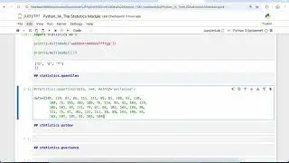 What is statistics.quantiles function in python | How to use statistics.quantiles function in python