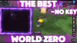 World Zero Autofarm Script, Kill aura, godmode, keyless