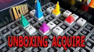 Unboxing y reseña de Acquire juego de mesa