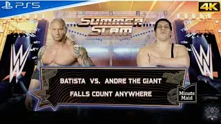 Batista vs Andre || Summerslam || WWE 2K25 || PS5 Gameplay