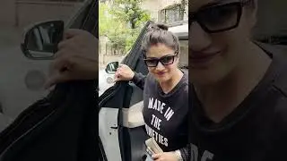 Raveena Tandon Spotted at Dubbing Studio in Bandra #raveenatandon #shortvideo #shorts