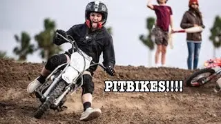 Racing a STOCK ttr110 vs MOD bikes