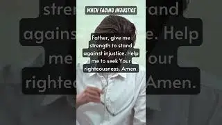 Prayer when facing injustice #prayer #christian #motivation  #shorts #trending #god #gospel
