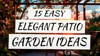 15 Easy & Elegant Patio Garden Ideas for Seniors | DIY Small Space Gardening Tips for 65+