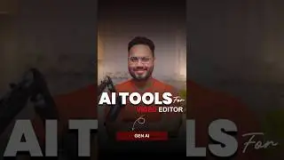 Must Know AI Tools as a Video Editor  #videoediting #videoeditor #genai #ai #chatgpt