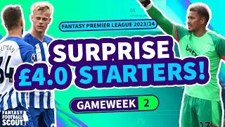 FPL'S CHEAPEST STARTERS | Best budget enablers | #GW2 #fantasypremierleague #fantasyfootball