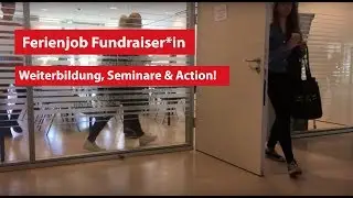 Ferienjob Fundraiser*in: AUSBILDUNG & TRAINING