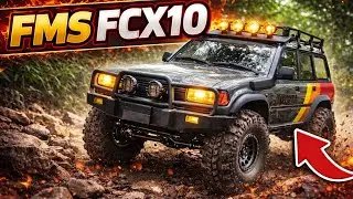 FMS FCX10 El CRAWLER que Sorprendió a Todos Review + Test Extremo!!