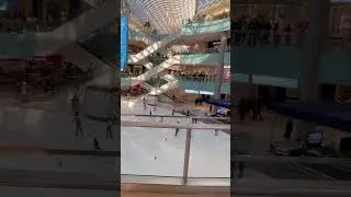 Ice skating in Galleria Dallas