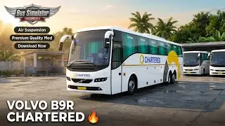 Volvo 9400 Chartered Livery 🔥 | Ultra Realistic & Premium | BUSSID Mod | SS Striker
