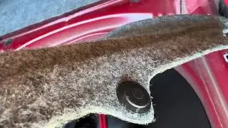 BMW E46 330i ZHP Rear Shock DIY First Step-Trunk carpeting and insulation removal. 