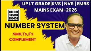UP LT-grade computer|Number System| SMR,1's & 2's Complement#upltgrade2025 | 